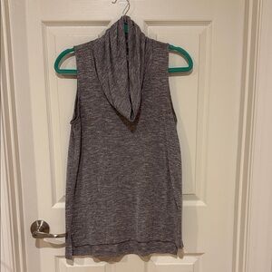 LOFT Charcoal Sleeveless Top